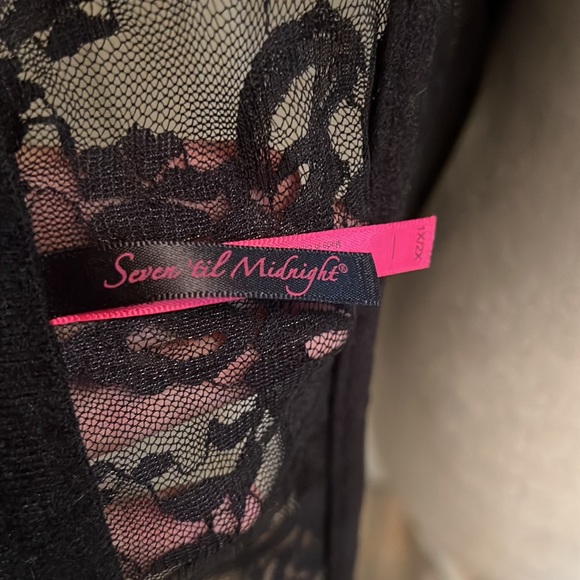 Seven ‘til Midnight Corset style Lace Up Lingerie Bustier Top 1X/2X - Picture 7 of 11